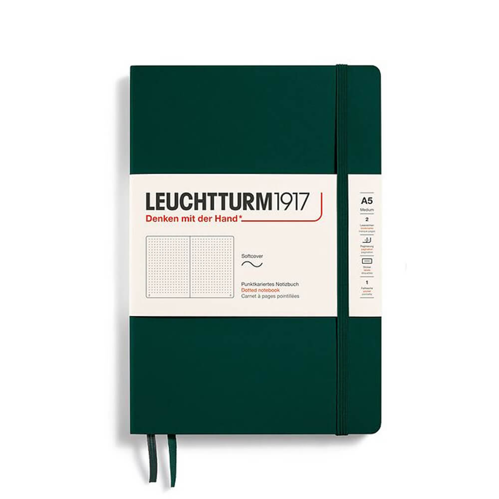 Leuchtturm A5 Softcover Medium Notebook 123 Numbered Pages